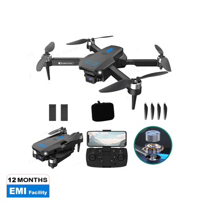 Picture of Drone P9 Drone ESC 8K Professional Dual HD Camera Obstacle Avoidance Aerial Photography Foldable Quadcopter RC Helicopter Toy (Color : Grey-OF Dual C-3B)