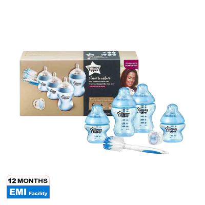Picture of Tommee Tippee Closer to Nature Newborn Baby Bottle Starter Set Breast-like Teats with Anti-Colic Clear