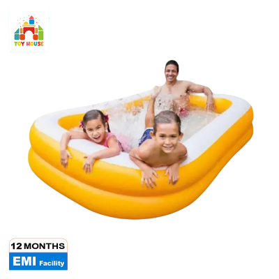 Picture of Intex Mandarin Swim Center Family Pool - Kids Above Ground Pool - Paddling Pool - 229 x 147 x 46 cm - For 3+ Years