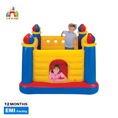 Picture of Intex Jump-O-Lene Castle Inflatable Bouncer, Size 175.3 X 175.3 X 134.6 Cm, 48259Np