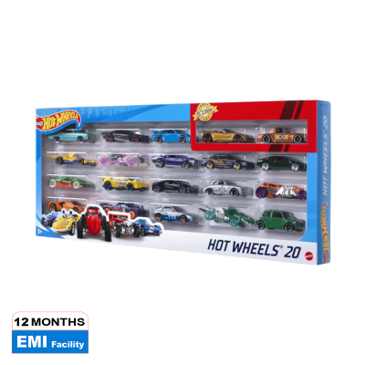 Picture of Hot Wheels 20 Car Pack Asst. Mix 2018 Gift Pack -Design May Vary Multicolor-H7045