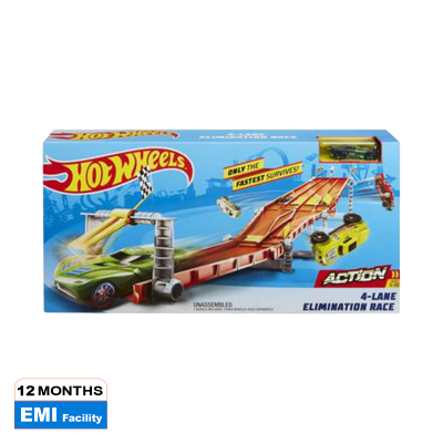 Picture of Hot Wheels 4-lane Elimination Race Track Set Exclusive -GDY60