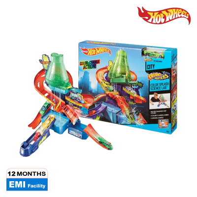 Picture of Hot Wheels Splash Science Lab Mattel Car Colour Shifter Laboratory Playset-CCP76
