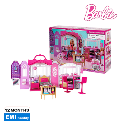 Picture of Barbie Glam Getaway House Playset For Kids- CHF54