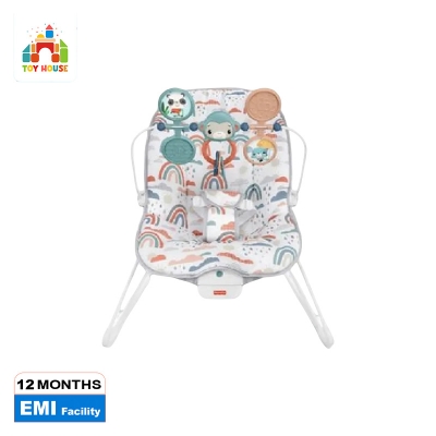 Picture of Fisher-Price Baby's Bouncer - Rainbow Showers, Infant Soothing and Play Seat -GWV94