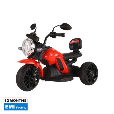 Picture of Captain Gypsy Bike with Remote Control - Red (Rechargeable Electric Bike for Kids)
