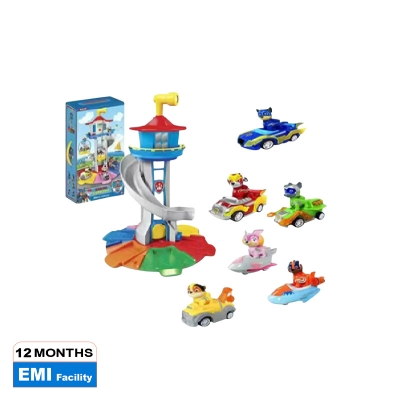 Picture of Paw Patrol Watchtower With Music Toy Car Rescue Bus Toy Set Children's Birthday Gift