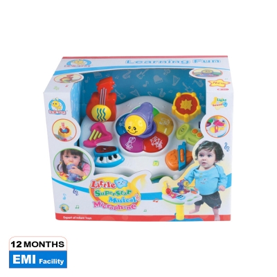 Picture of Pretend Light karaoke musical table Play Toy Little Superstar Microphone Set for Kids Early Education