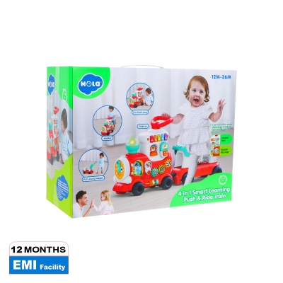 Picture of Train Pusher Ride Locomotive Toy for a year old baby