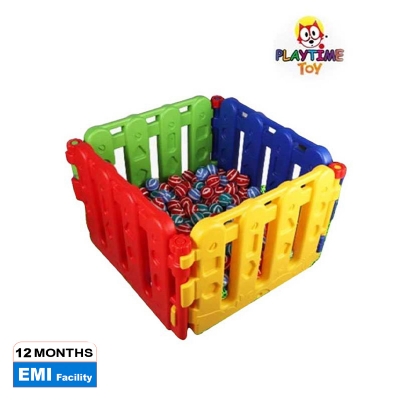 Picture of Home/Cycle & Sports/Baby Toys/Indoor Toys/Play pan Small (31"X22") -With 50 pcs Ball Play pan Small (31"X22") -With 50 pcs Ball
