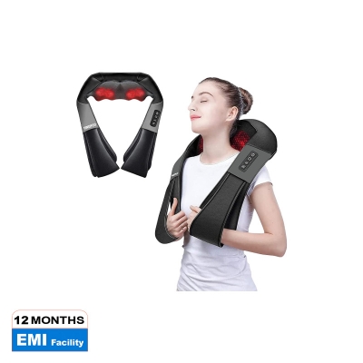 Picture of Shiatsu Neck and Back Massager with Soothing Heat, Deep Tissue 3D Kneading Pillow, Electric Shiatsu Back Neck and Shoulder Massage, Shoulders, Foot, Legs