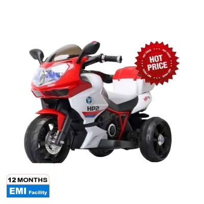 Picture of Moni Trade Ltd. HP2 FB-6187 Children's Electric Motorbike with Music Function, Toy Basket, from 3 Years Blue,Red