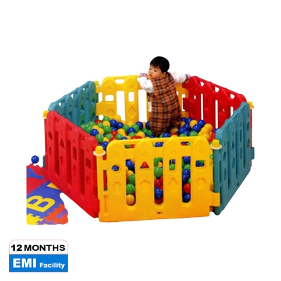 Picture of Play yard + Lucky Baby Safety gates play panel set