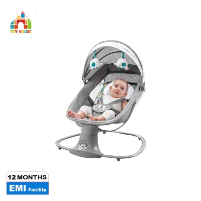 Picture of Deluxe Multi-Functional Remote Control Bassinet New born to Toddlers Bouncer with Vibration Rattles - 18 kg