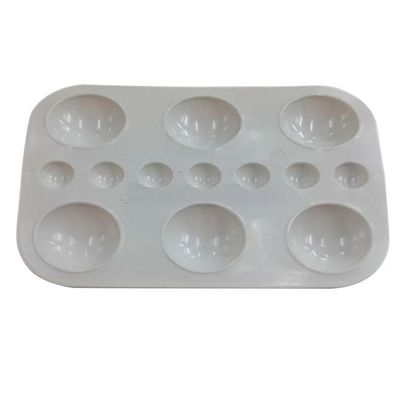 Picture of Artist Color mixing Palette regular Square shape - white 2 pc