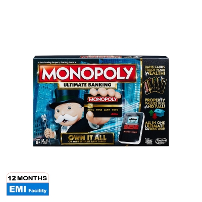 Picture of Hasbro Gaming New Monopoly Ultimate Banking Multiplayer Board Game Electronic Credit Card