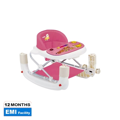 Picture of 2 in 1 Baby Walker cum Rocker- Pink