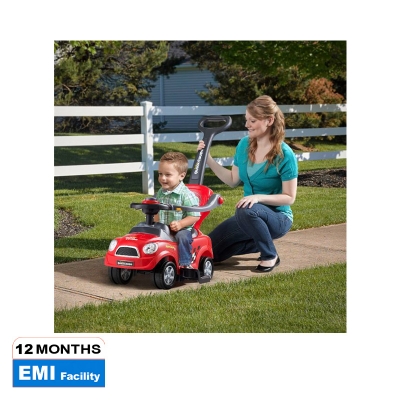 Picture of Baby Push And Pull Ride On Car For Kids- Red