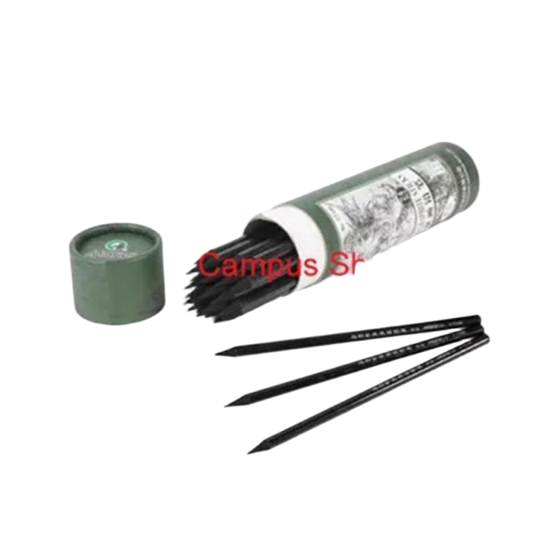 Picture of Maries High Quality Professional Art Student Drawing Tool Charcoal Pure Carbon Charcoal Pencil Carbon Sketch Pen Full Carbon Pencil Drawing Pen 25 pcs