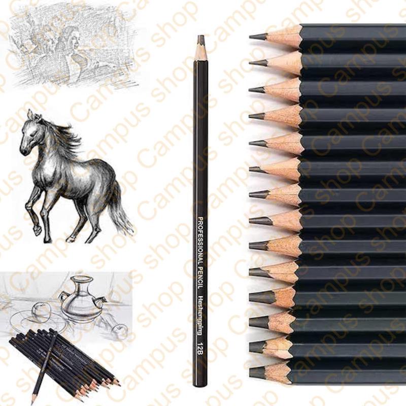 Picture of 14Pieces Sketch Drawing Pencils Set