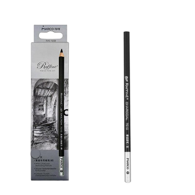 Picture of Marco Hard  Charcoal Pencil, Art Charcoal Pencil,1pcs/Lot Charcoal Pencil Set Professional Art Drawing Sketching Pencils - 1 pcs