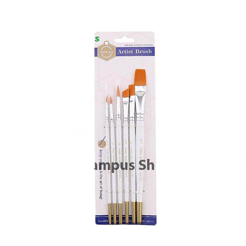 Picture of Keep Smiling Artist Brush / Tuli set  6pcs Mixed Set