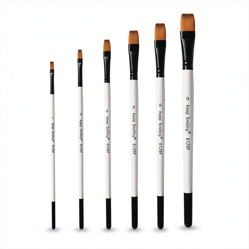 Picture of Keepsmiling Artist Flat Brush 6 Pcs