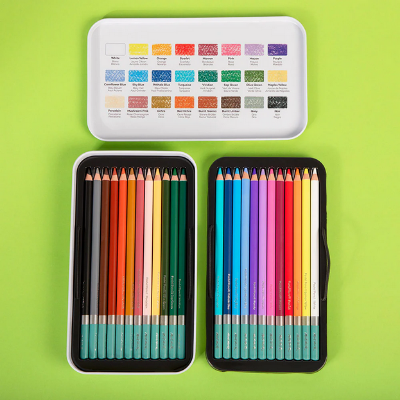 Picture of Mont Marte Pastel Pencils 24pc in Tin