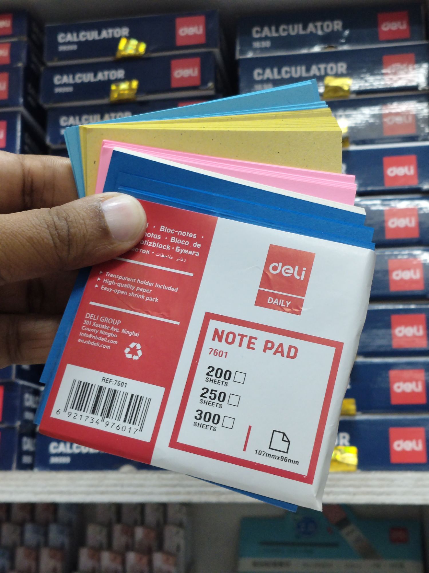 Picture of Deli Multi Color Note Paper