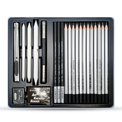 Picture of Acmeliae Drawing Set Tin Case 22Pcs