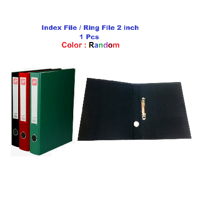 Picture of HUAJIE Index File  Ring File 2 inch Random Color - 1 Pcs