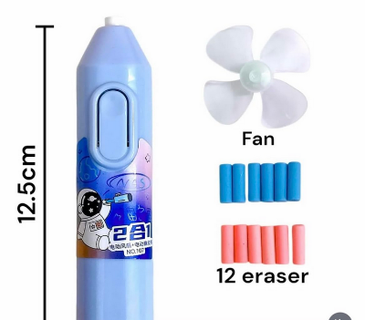 Picture of Electric Eraser With Fan Kawaii Kuromi Mymelody Novel Erasers Prize Students The Pencil Eraser Unique School Gifts