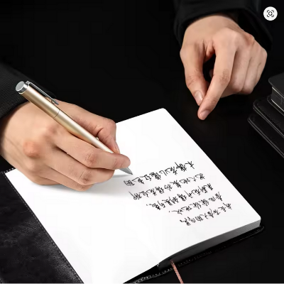 Picture of Deli S99 Rotating Metal Pen Pen Gel Pen Sign Pen Business Office Student 0.5 Sign Pen Rotating Core