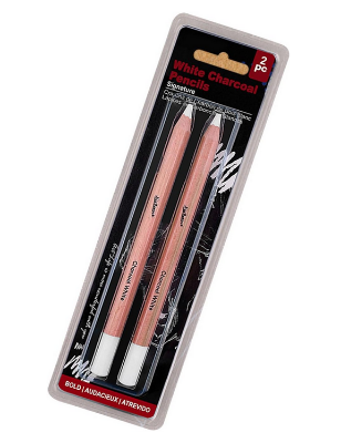 Picture of Giorgione 2 Pcs White Charcoal Pencils Drawing Pencils Highlight Pencil Sketching Pencil For Drawing Sketching And Shading