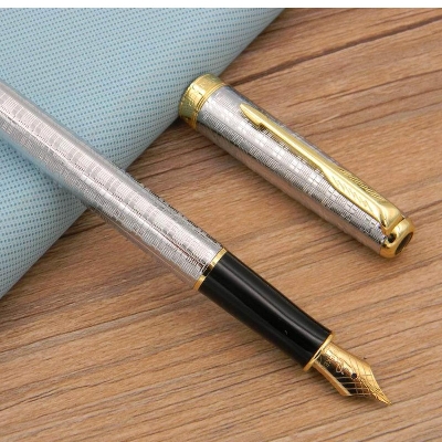 Picture of Parker Sonnet Cascade Silver Gt Fountain Pen Fountain Pen silver