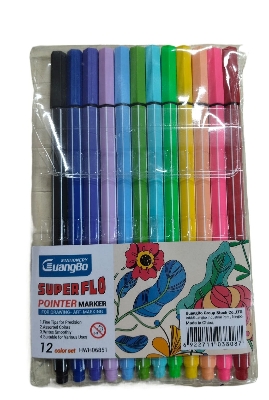 Picture of 12 Colors Fineliner Pens 0.4mm Fine Tip Marker Drawing Color Pens Set Art Office School Supplies for Journaling Planner Writing Note Taking Painting Coloring Sketch