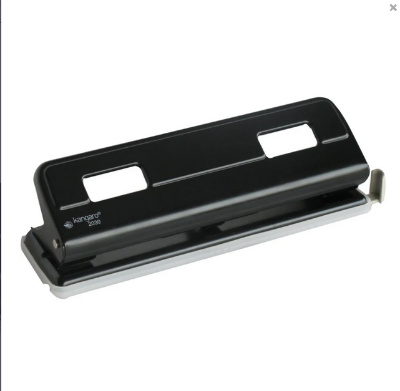 Picture of Kangaro 3 Hole Puncher 2030 Heavy Duty 16 Sheets Capacity, Assorted Colors