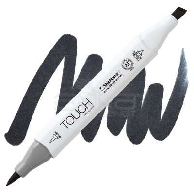 Picture of Superior Dual Tip Soft Touch Marker Pen, Black-120