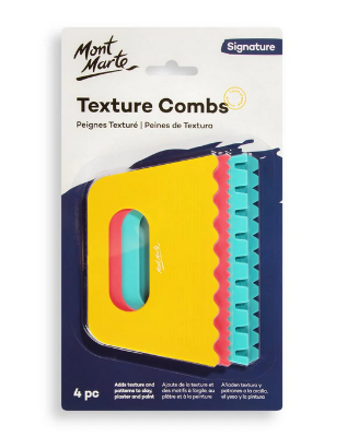 Picture of Mont Marte Texture Combs Signature 4pc