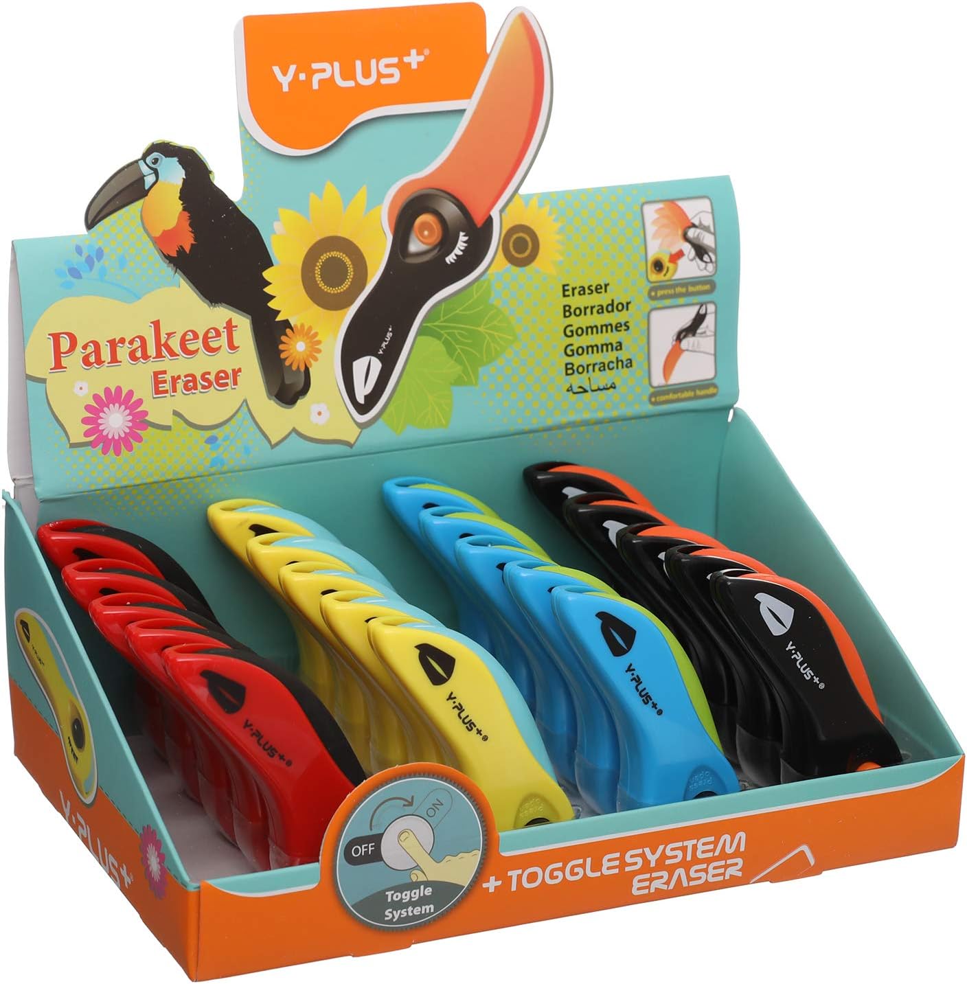Picture of Y Plus Eraser Parakeet Any Color