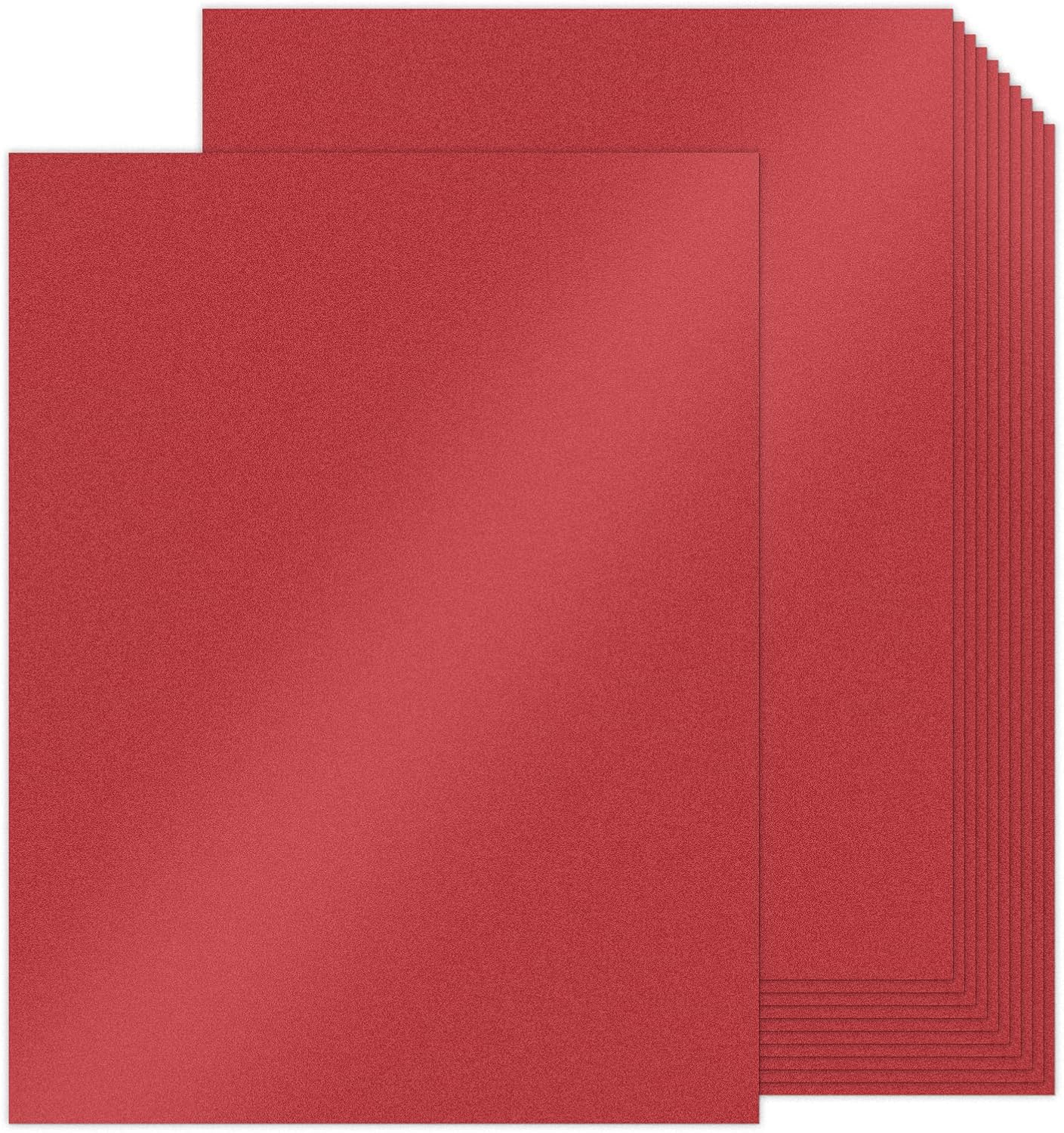 Picture of 10 Sheets Red Metallic Shimmer Cardstock Paper,A4 Size Sheets for Halloween, Invitations, Scrapbooking, Crafts, Graduations