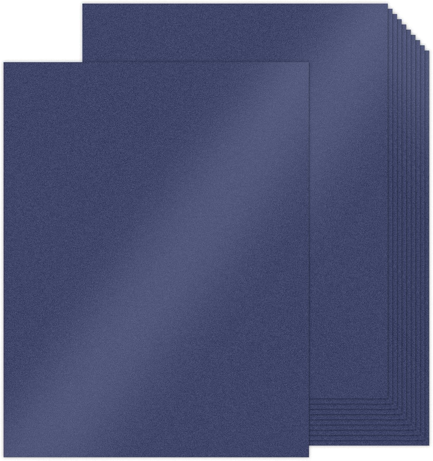 Picture of 10 Sheets Neavy Blue Metallic Shimmer Cardstock Paper,A4 Size Sheets for Halloween, Invitations, Scrapbooking, Crafts, Graduations