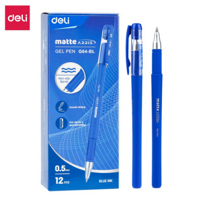 Picture of Deli	EG64-BL Gel Pen Blue . pack of 12 pcs