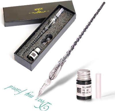 Picture of Glass Dip Pen Set -Calligraphy Pen Signature Pen Writting ，Christmas Gifts Business Gifts
