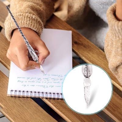 Picture of Glass Dip Pen Set -Calligraphy Pen Signature Pen Writting ，Christmas Gifts Business Gifts