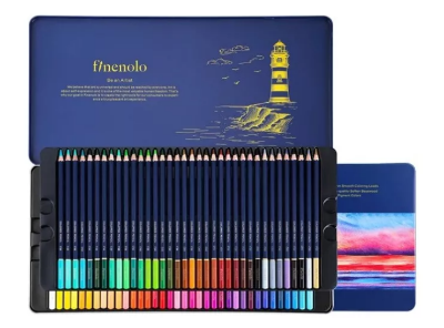 Picture of Deli EC122-72 Finalino Professional Colors Pencils Set of 72 Pcs With iron Box
