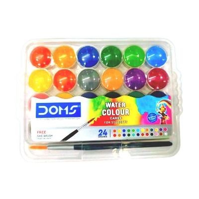 Picture of Doms Water Colour Cakes - 15mm  Pack of 24