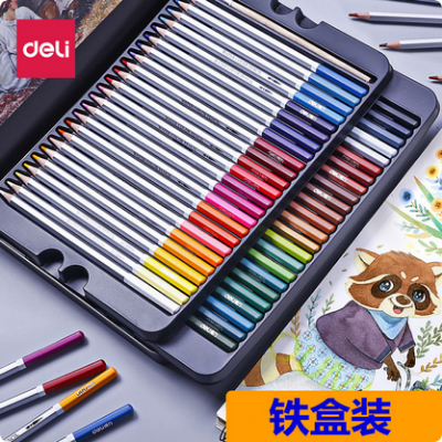 Picture of Deli 6566 color lead color pencil iron box 36 Color