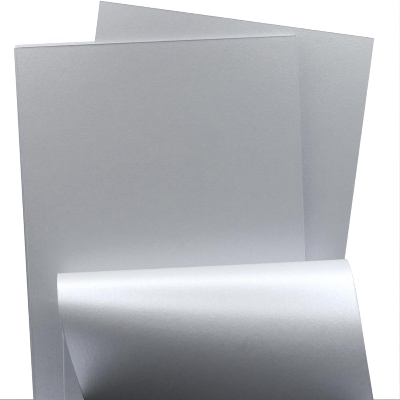 Picture of Silver Color Paper 300Gsm Size A4 Certificate, Business, Wedding Card, Gift Paper (10 Sheets)