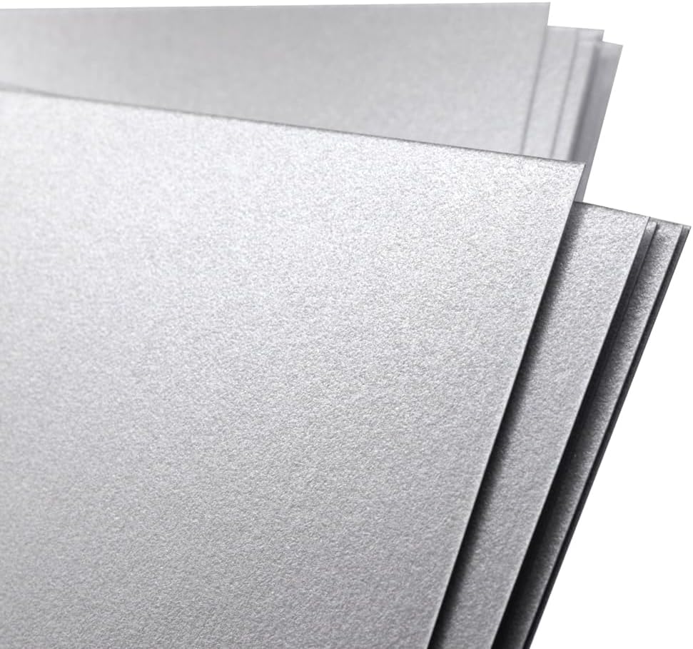 Picture of Silver Color Paper 300Gsm Size A4 Certificate, Business, Wedding Card, Gift Paper (10 Sheets)